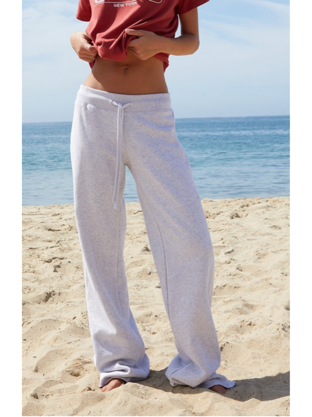 John Galt Light Gray Hilary Soft Flare Yoga Pants s/m Shanghai